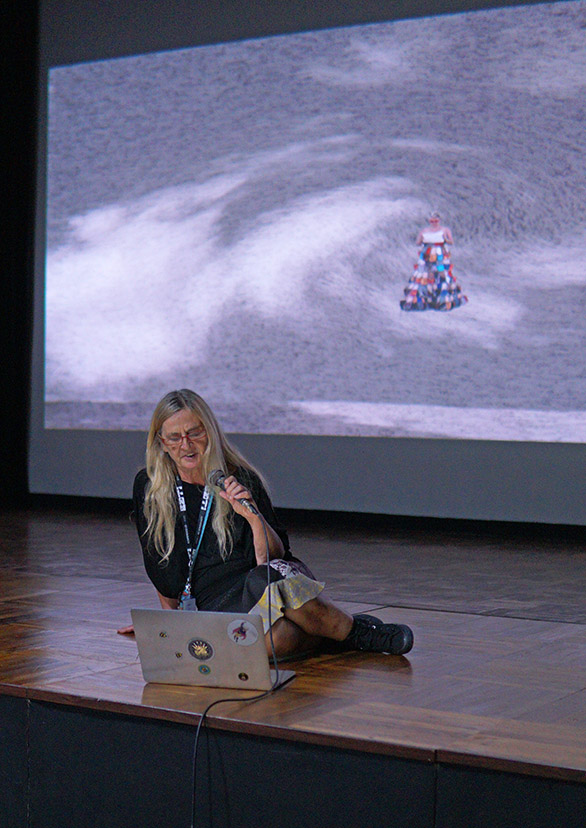 Eva Ursprung at the SETI Conference